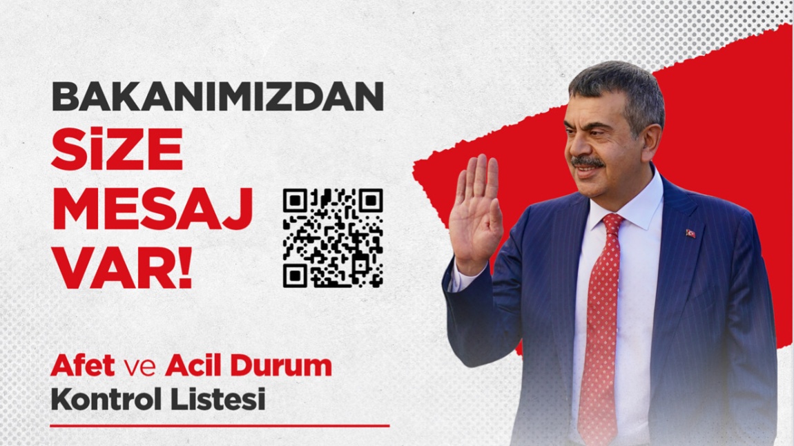 Bakanımızdan size mesaj var!